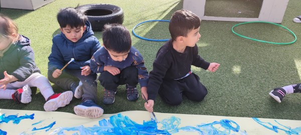 Botany childcare has activities for children